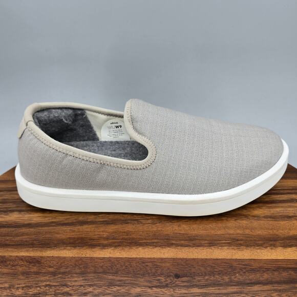 Allbirds Wool Loungers Woven Shoes Women's 9 Gray Slip On Comfort Flat Loafers - Picture 1 of 8